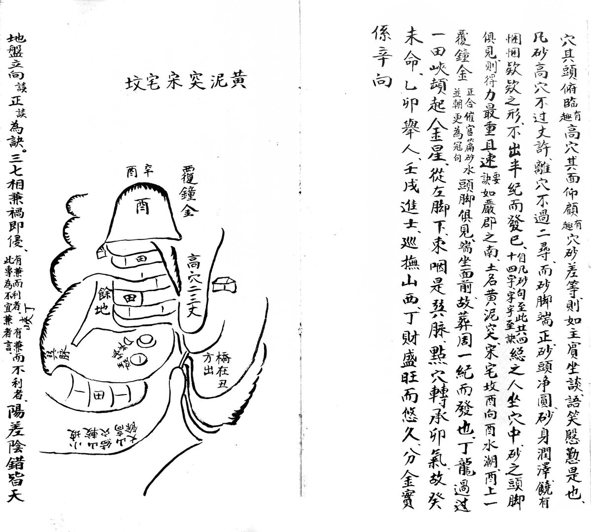 风水古籍《砂水要诀》黑白(图3)