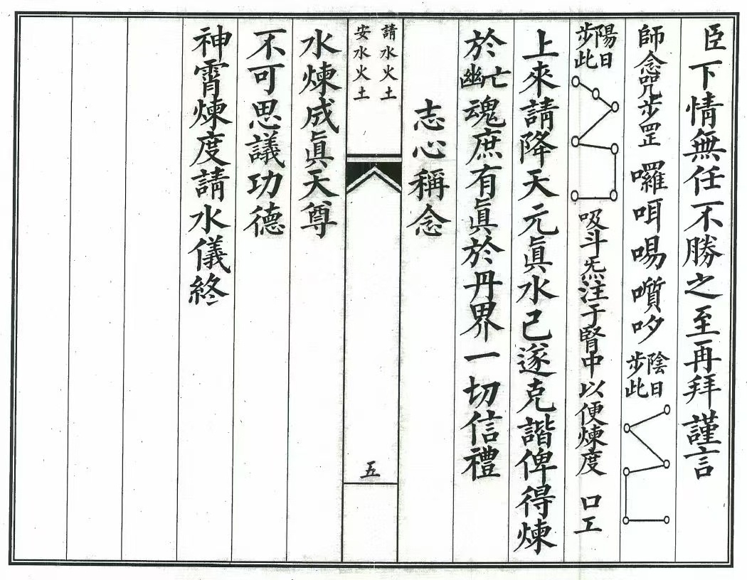 道家科仪书籍《神霄炼度安请水火土科》《安请水火科》(图3)