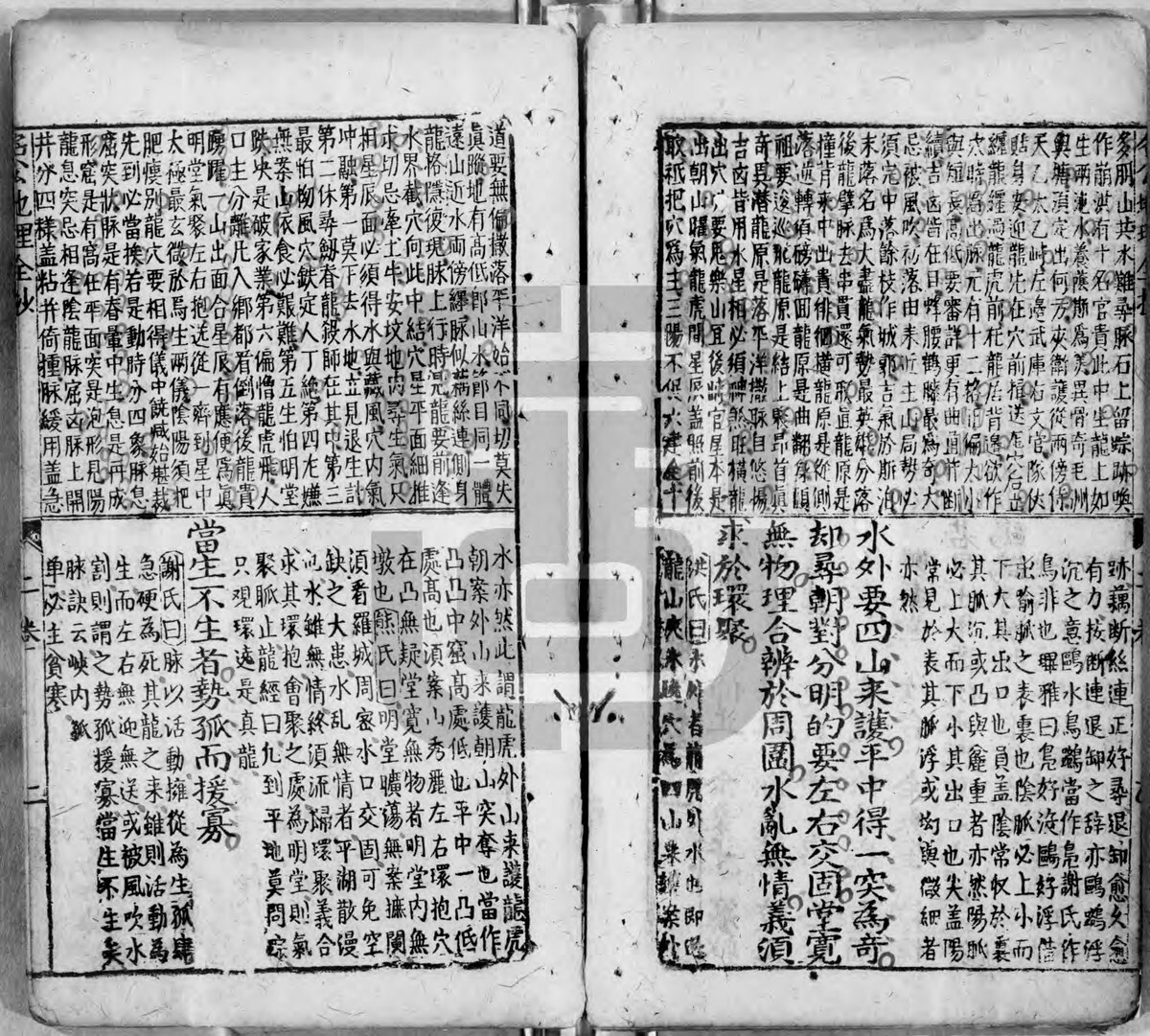 刊仰止子精纂名公地理全抄雪心赋补.明余象斗辑.存3卷(1-3).明双峰堂余象奎刊本(图5)