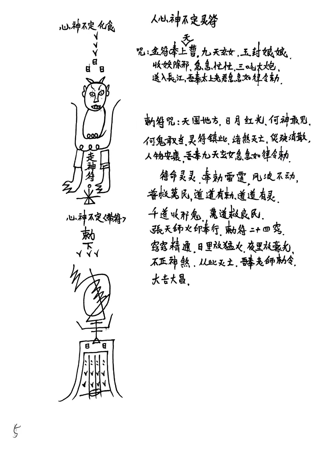 茅山符咒书籍《茅山法本设坛长生罐寄》(图5)