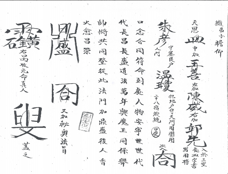 道家先天派古本——《先天奏职鼎盛合同符秘》(图4)