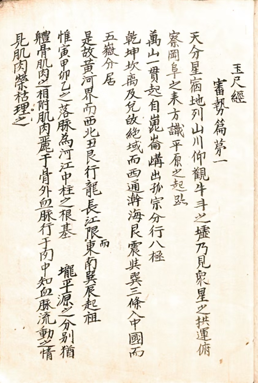 风水古籍《玉尺经》(图2)