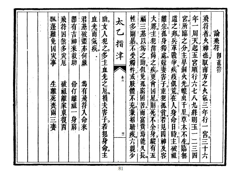 太乙古籍《太乙指津》太乙神术入门(图11)