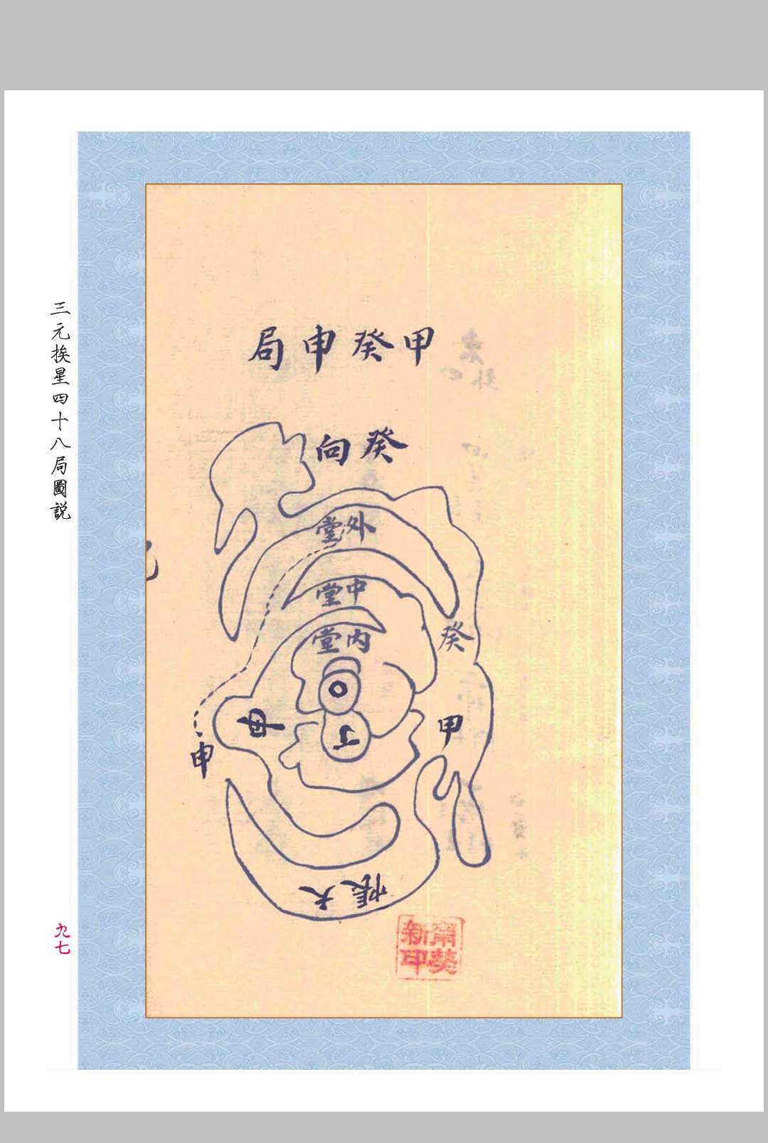 风水古籍《三元玄空挨星四十八局图说》(图9)