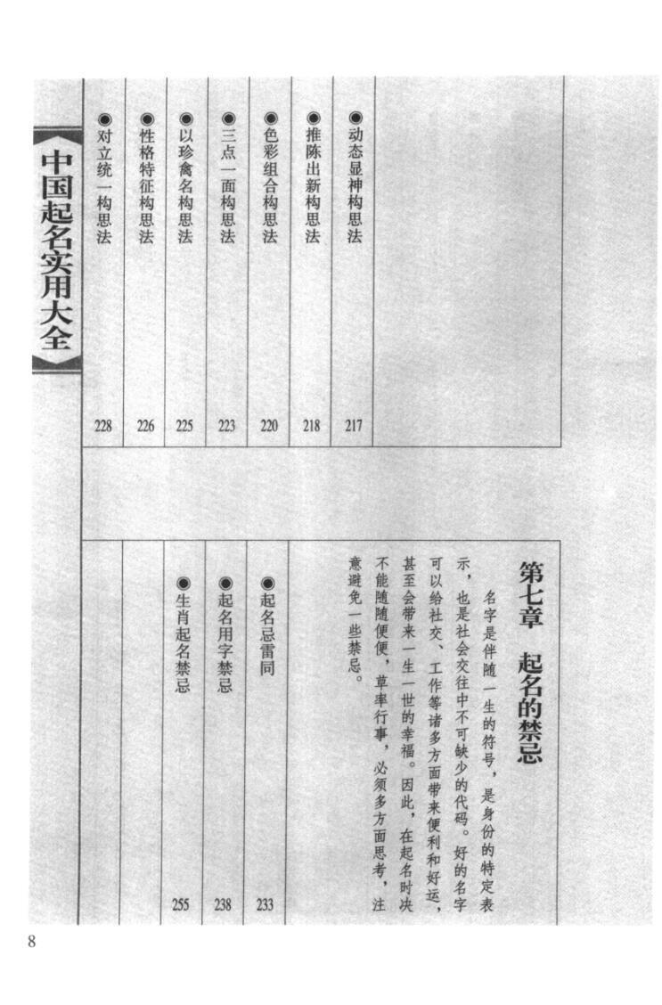姓名学书籍《中国起名实用大全》金志文(图5)