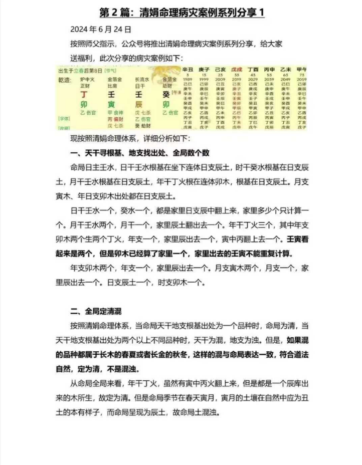 八字命理书籍《杨清娟盲派命理法本》杨清娟(图4)