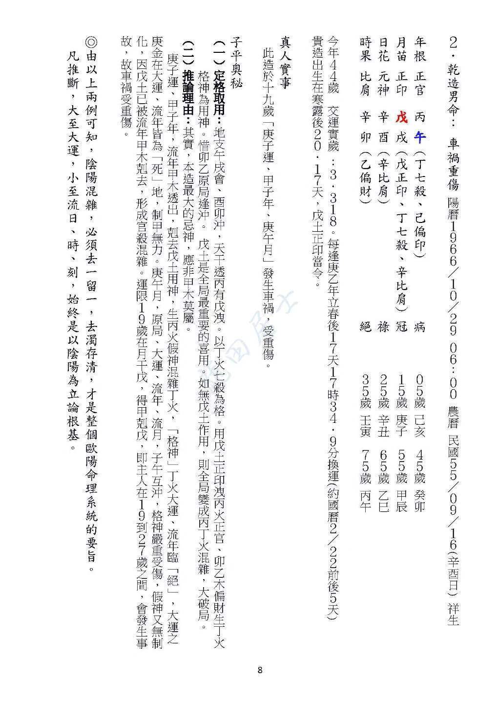 八字命理书籍《欧阳命理真诀》龙天居士(图5)
