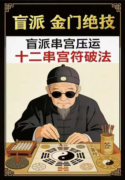 八字命理书籍《盲派串宫压运符破法铁律，盲派串宫压运、十二串宫符破法》