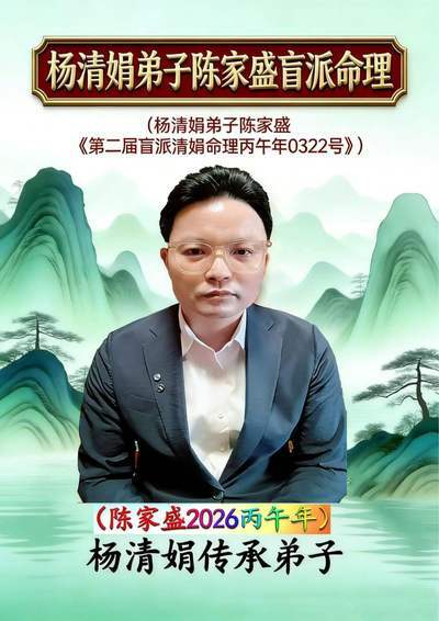 八字命理书籍《杨清娟弟子陈家盛盲派命理 第二届盲派清娟命理丙午年》