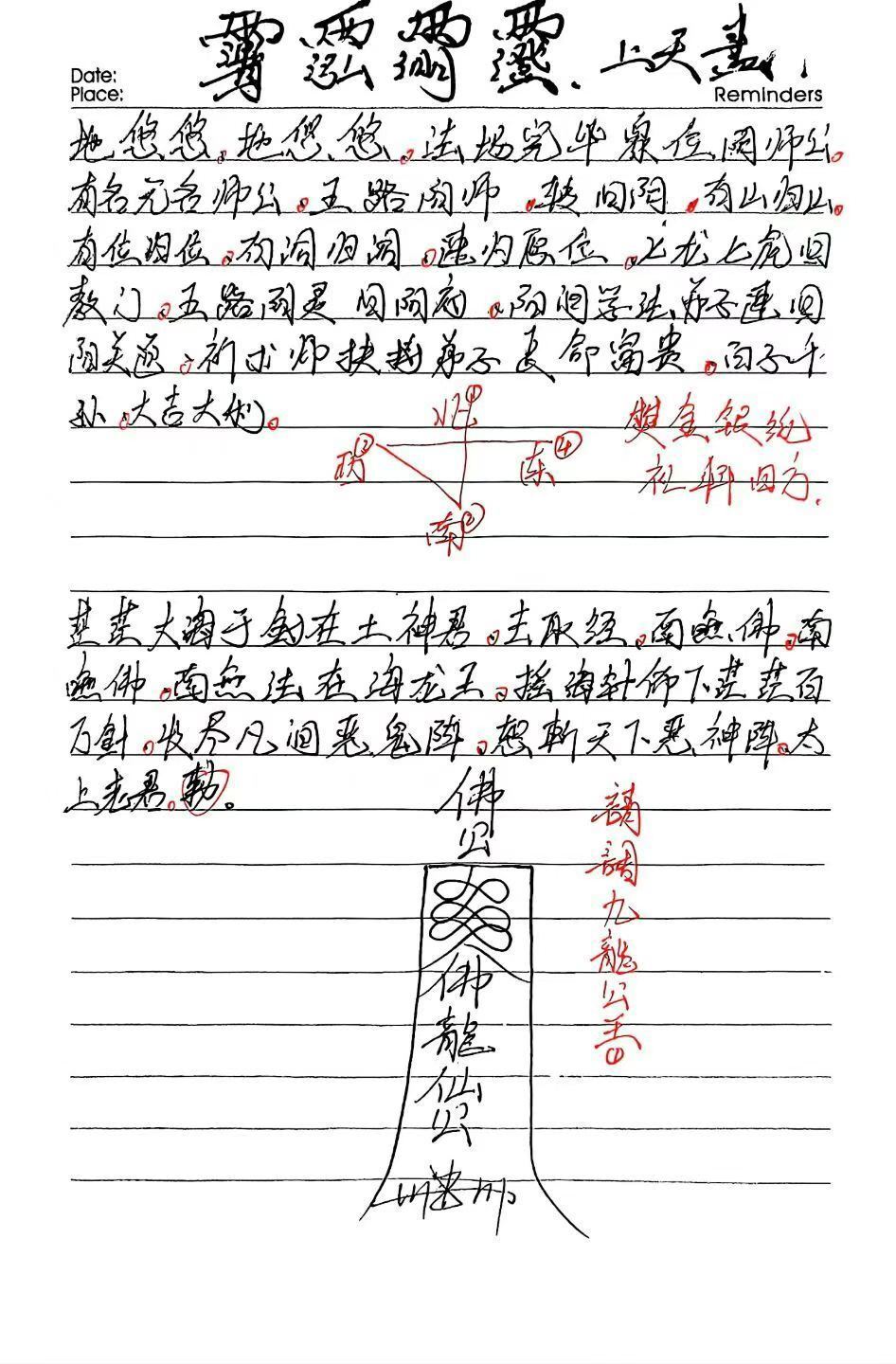 秘法书籍《​藏阴殿符书咒语法本》(图3)