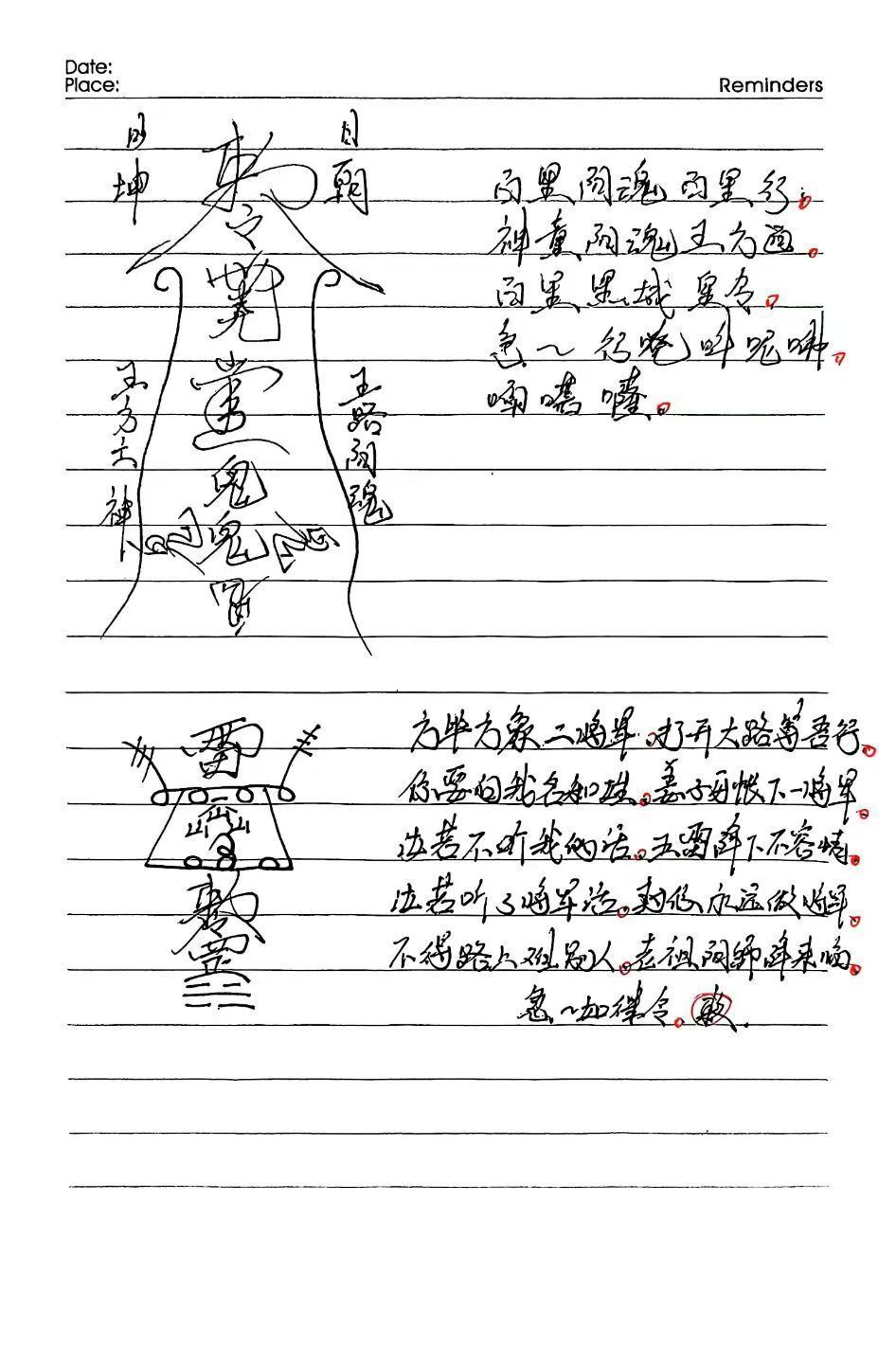 秘法书籍《​藏阴殿符书咒语法本》(图6)