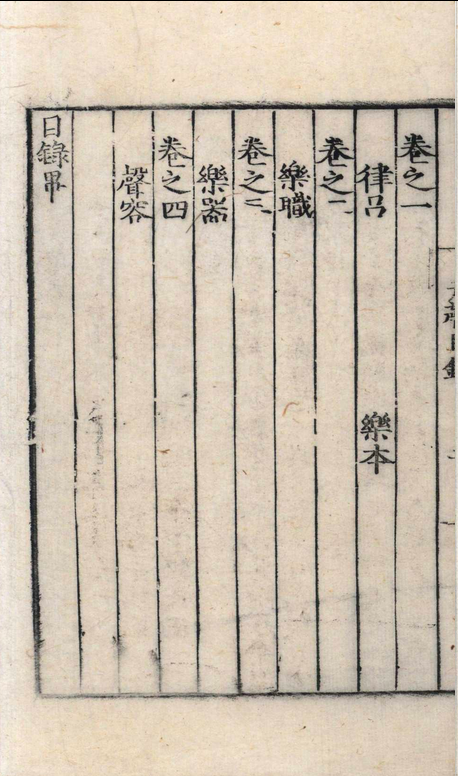大乐律吕元声.六卷.附大乐律吕考注.四卷.李文利.明嘉靖三年(图4)