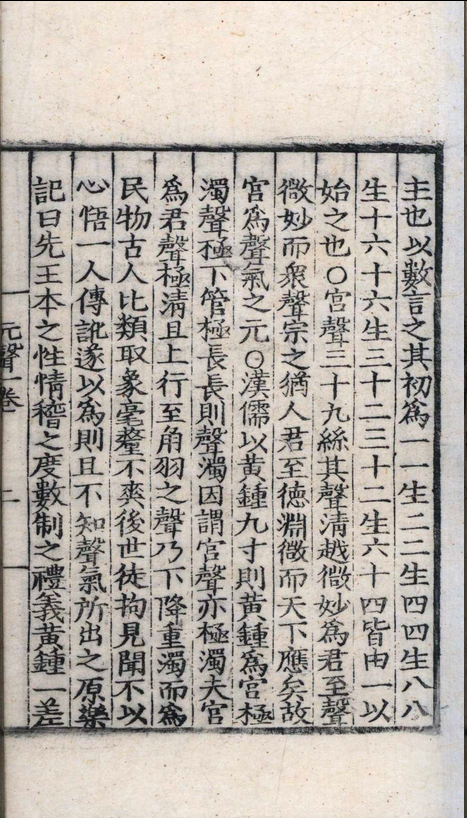 大乐律吕元声.六卷.附大乐律吕考注.四卷.李文利.明嘉靖三年(图6)