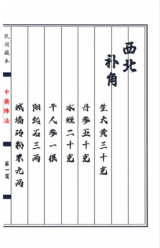 道医书籍《中药阵法》(图2)