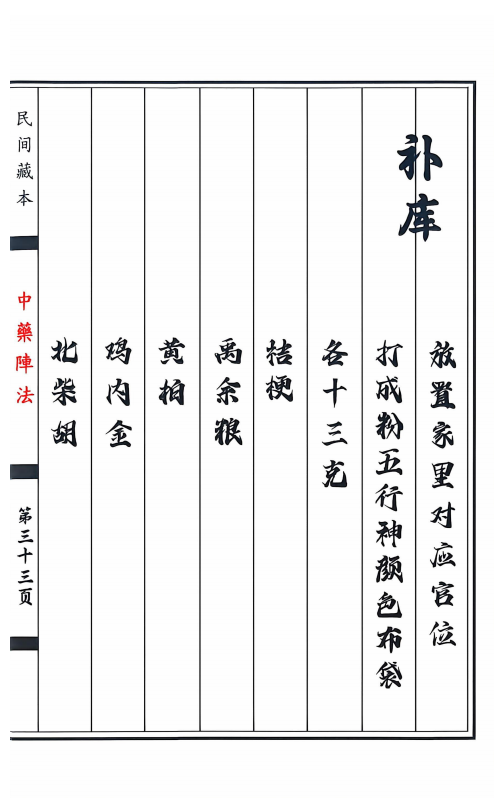 道医书籍《中药阵法》(图10)