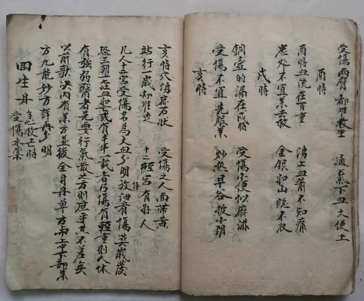 中医跌打古籍《铁打刀伤穴伤秘方总论》(图5)
