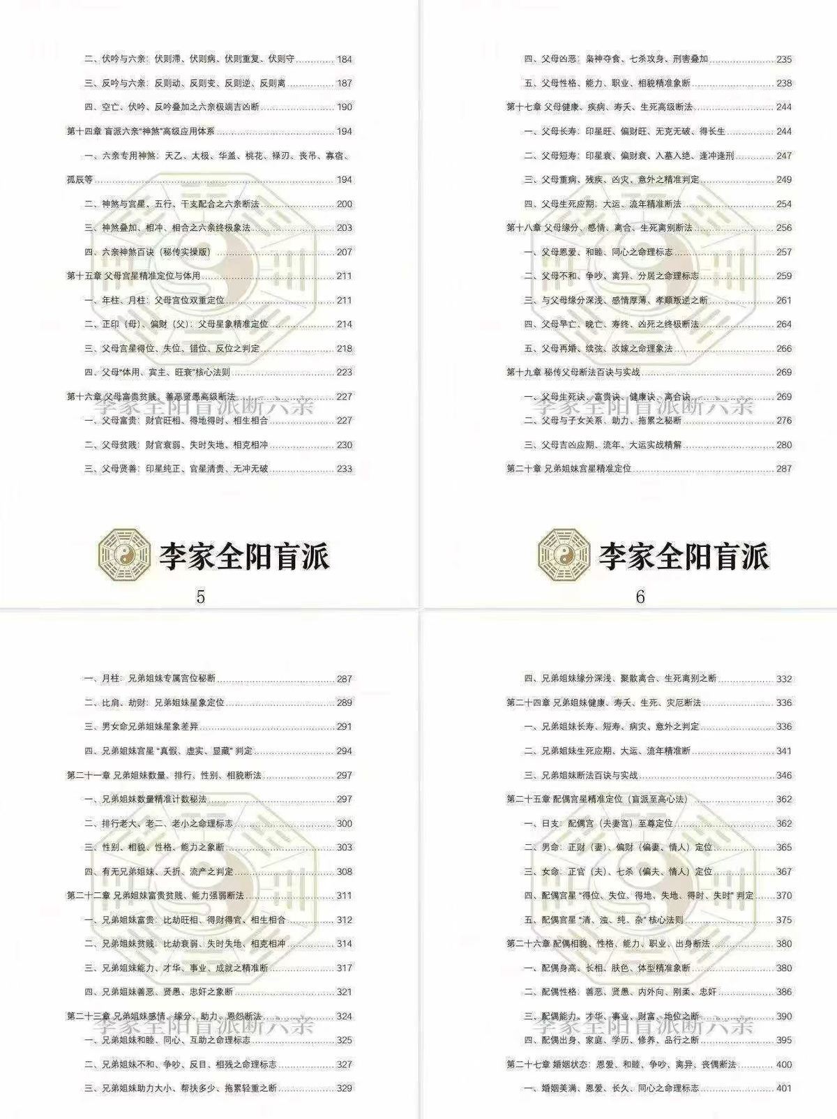 八字命理书籍《​李家全阳盲派六亲断弟子班秘训书籍》李安民(图7)