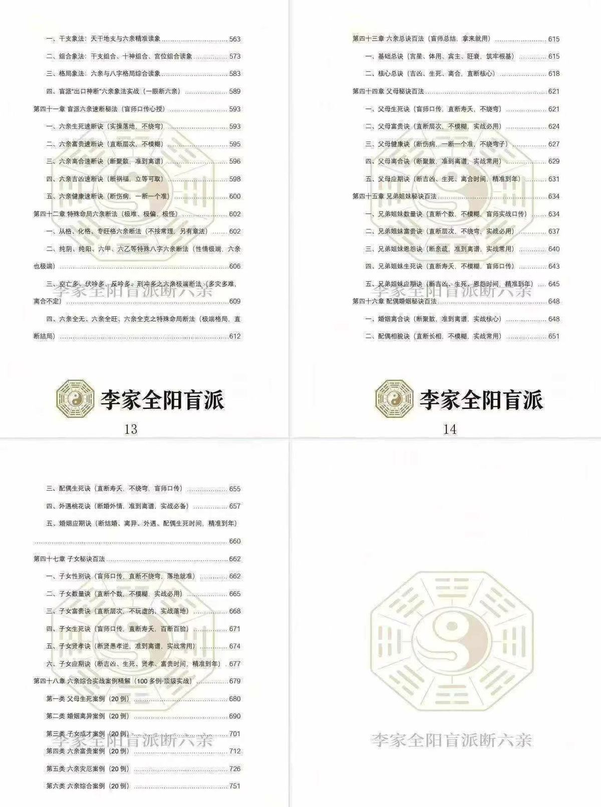 八字命理书籍《​李家全阳盲派六亲断弟子班秘训书籍》李安民(图9)