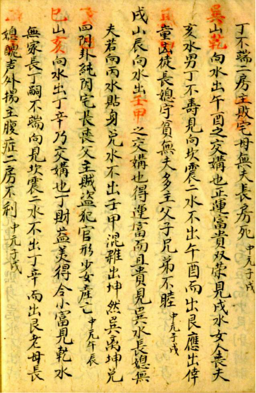 风水古籍《挨星秘图》(图4)