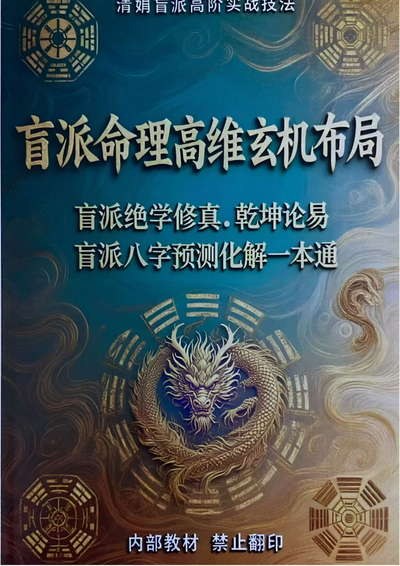八字命理书籍《​盲派命理高维玄机布局》