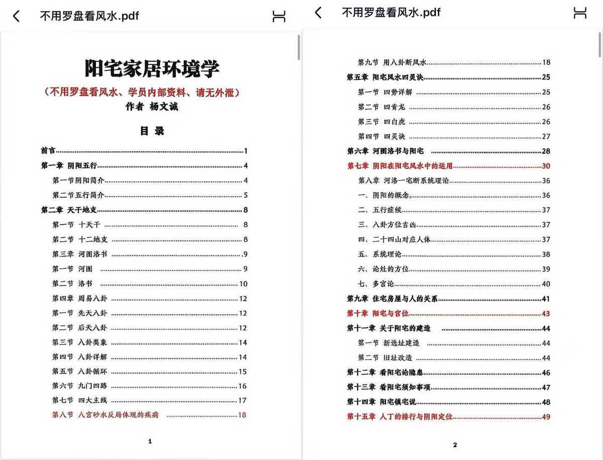 风水书籍《阳宅家居环境学》杨文诚(图3)