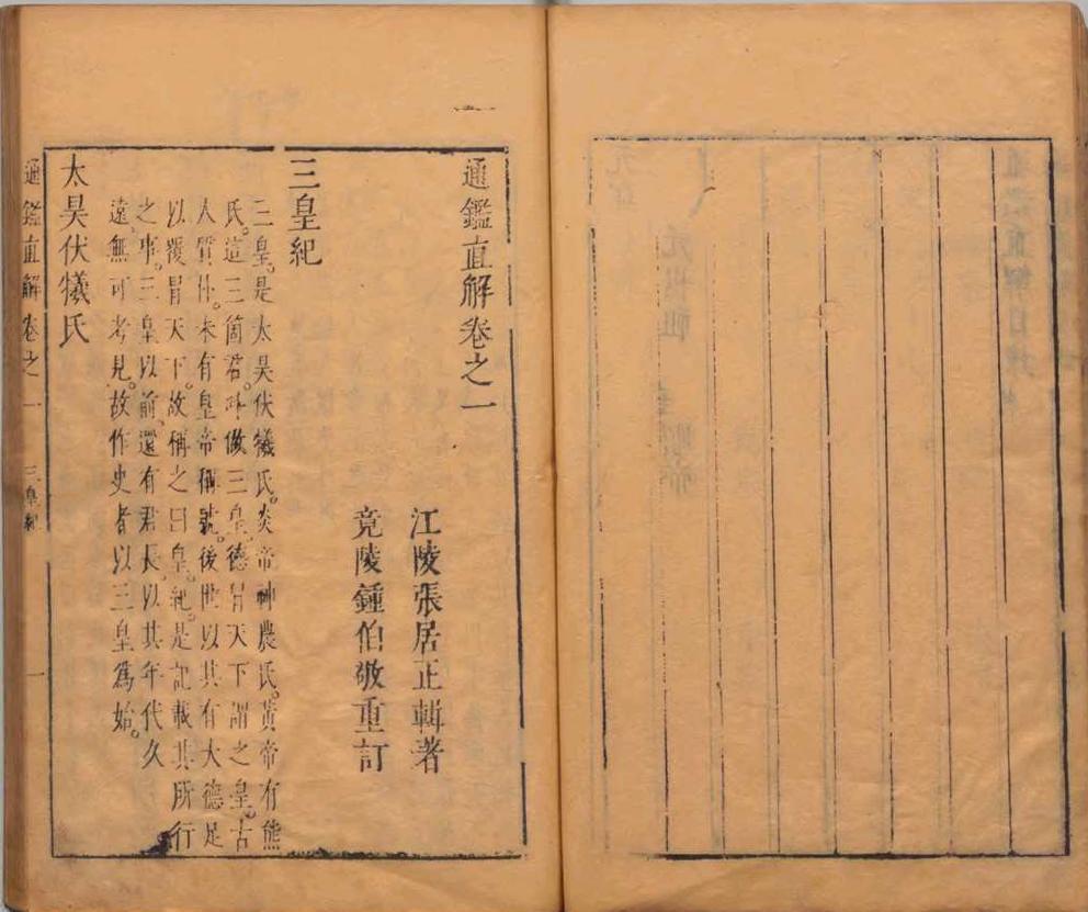 通鉴直解 28卷 明张居正撰 明天启10年刊本(图6)