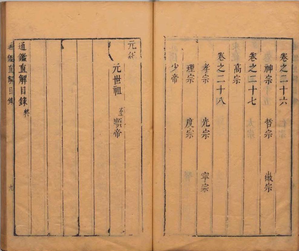 通鉴直解 28卷 明张居正撰 明天启10年刊本(图4)