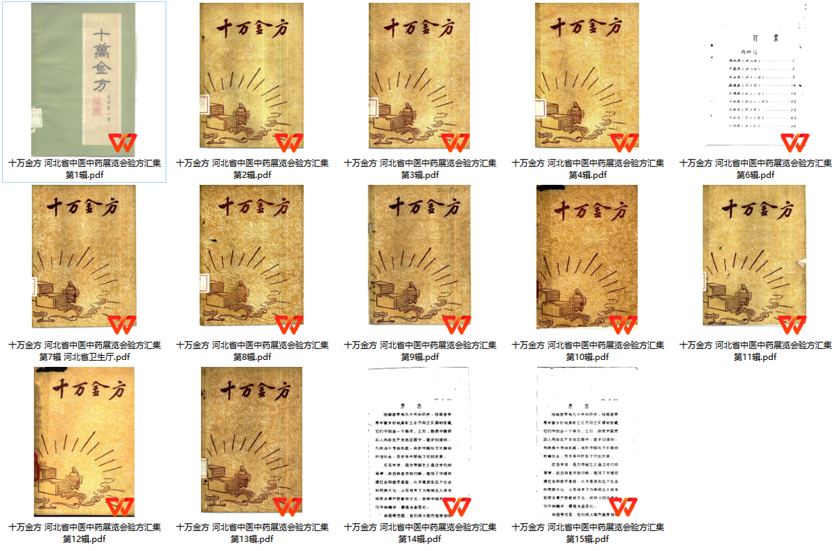 中医方书《十万金方》(图1)