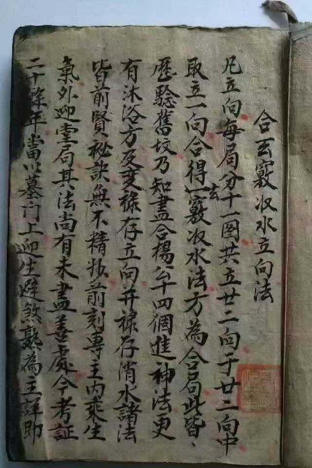 风水古籍《立向水法秘传》(图1)