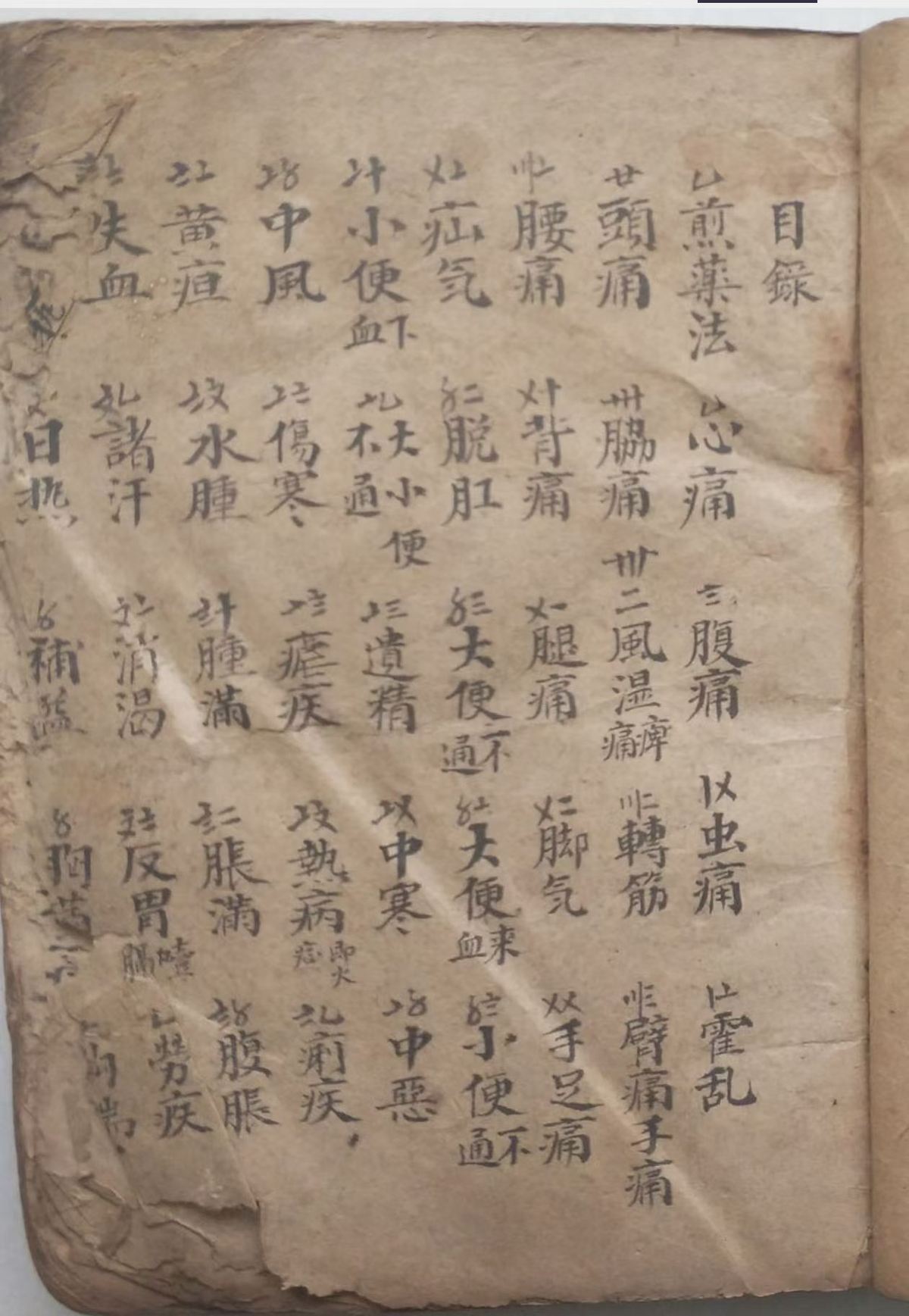 中医方书古籍《医方汇集抄本》(图2)