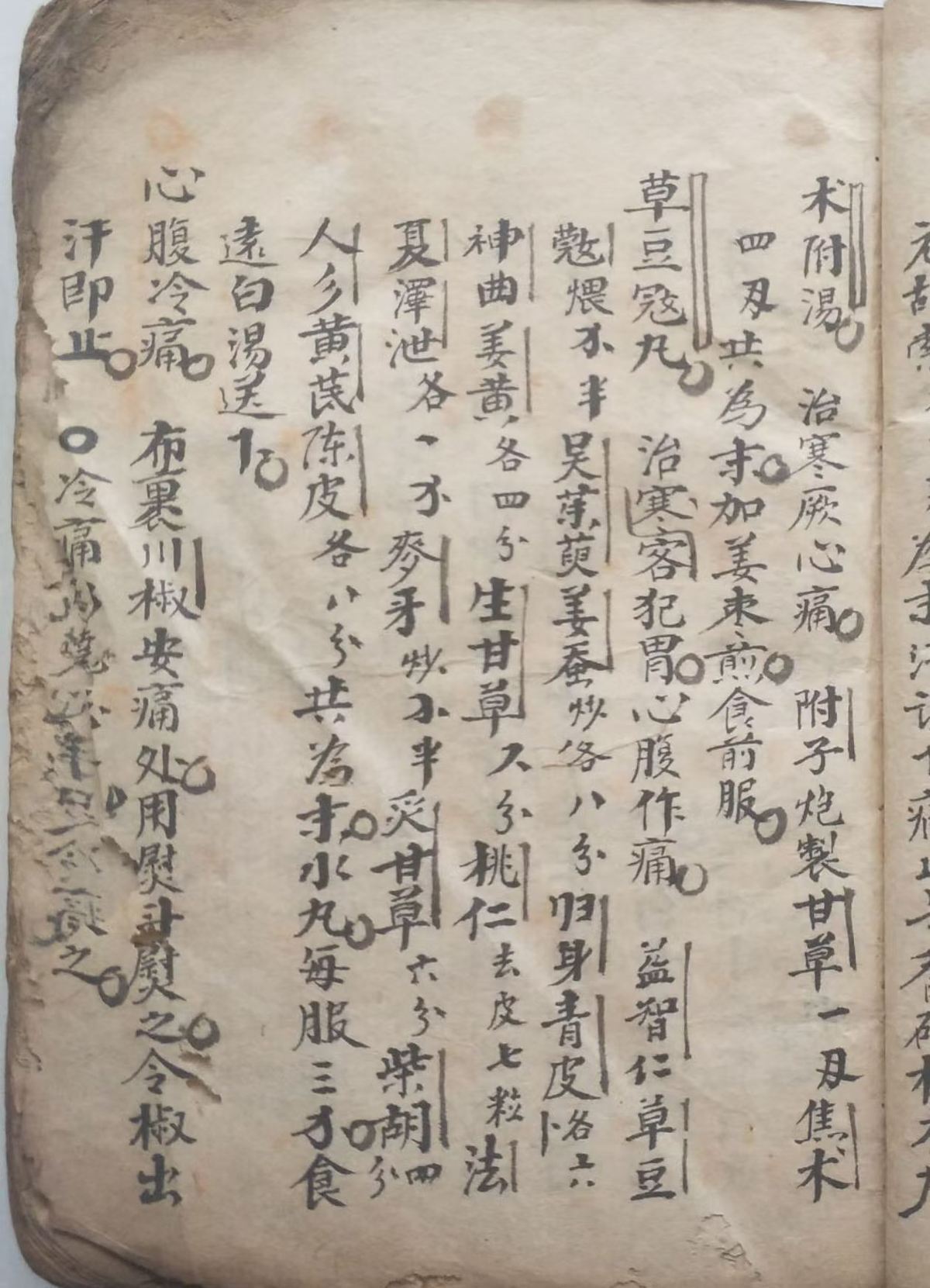 中医方书古籍《医方汇集抄本》(图4)
