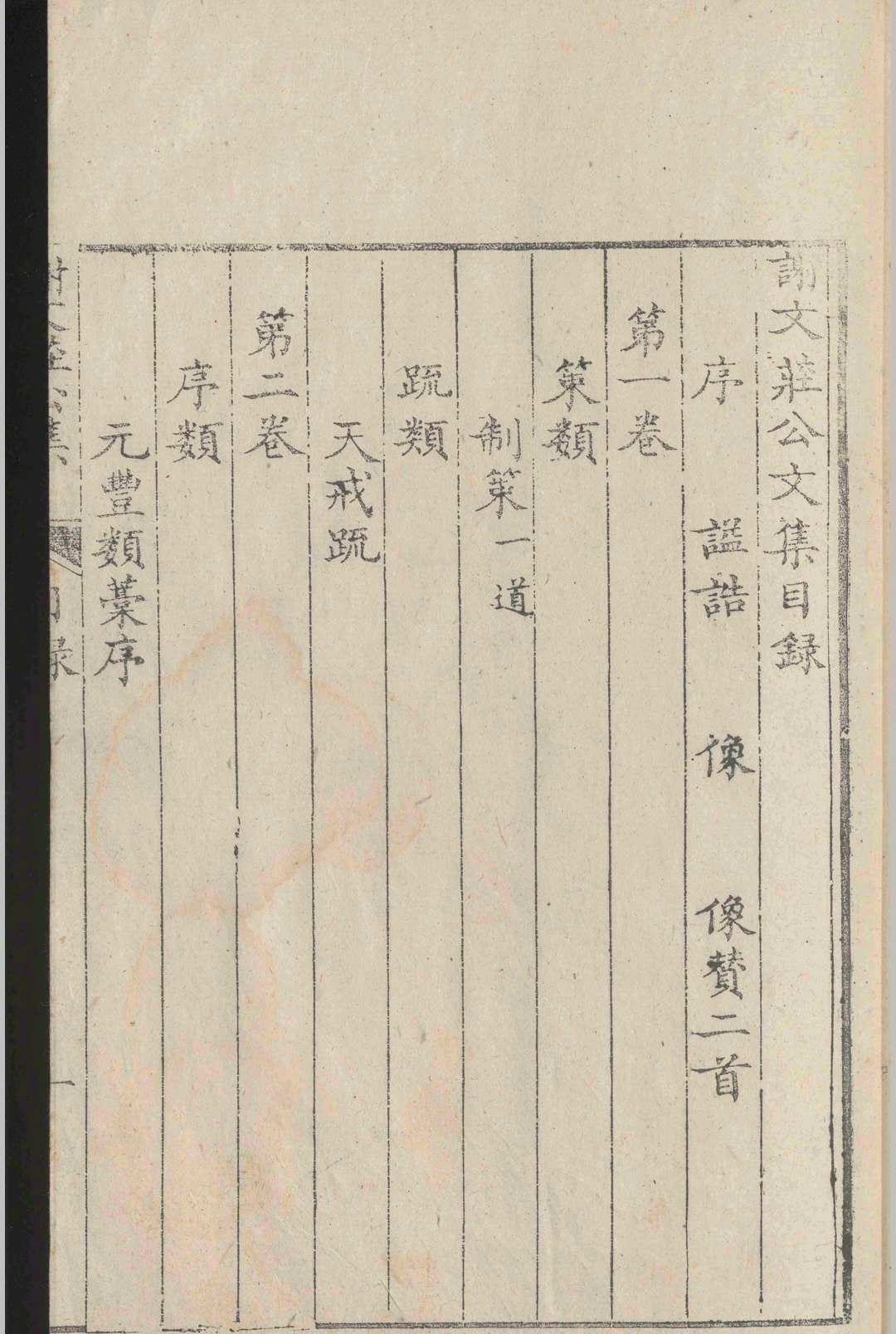 谢文庄公集.六卷.谢一夔.明嘉靖四十一年(图3)