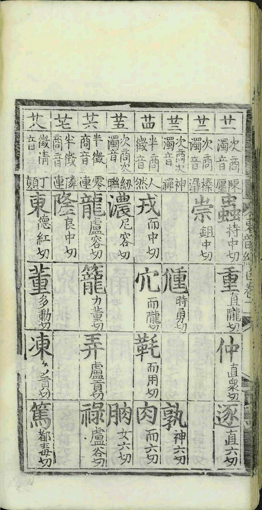 新编併音连声韵学集成.十三卷.章黼.明成化十七年(图8)