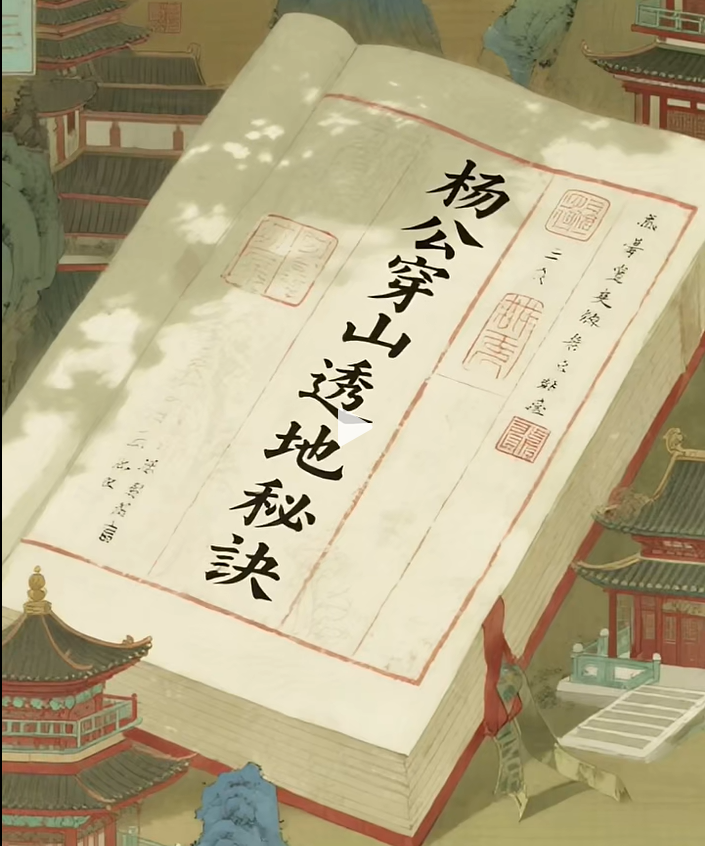风水古籍《​杨公穿山透地秘诀》(图1)