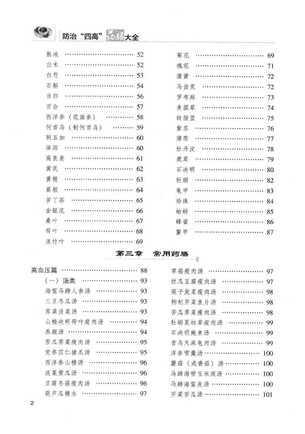 中医养生书籍《防治“四高”药膳大全》(图3)