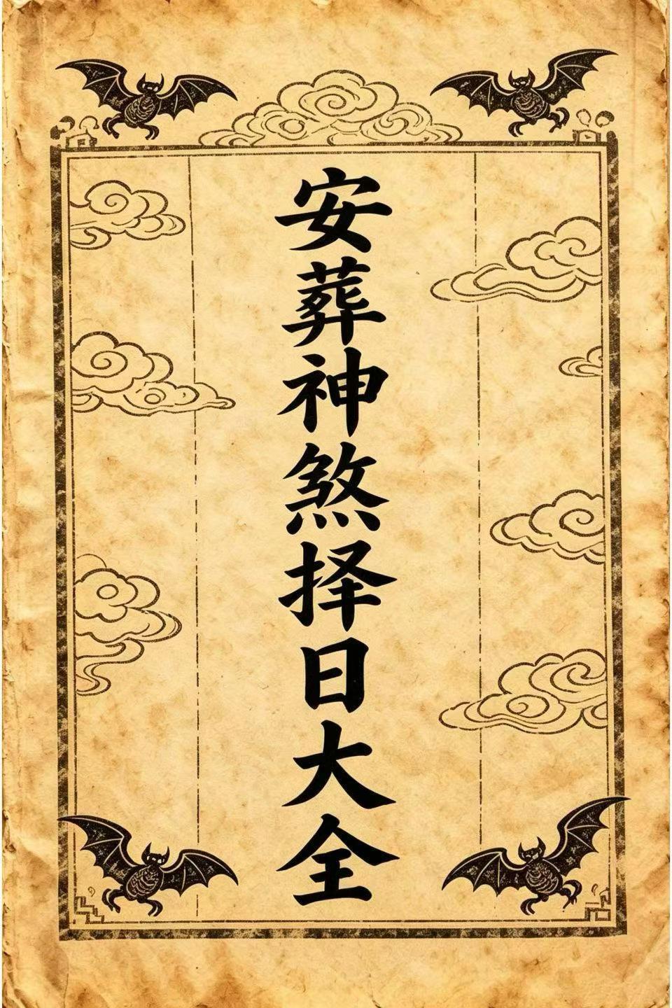 择日书籍《安葬神煞择日大全》(图1)