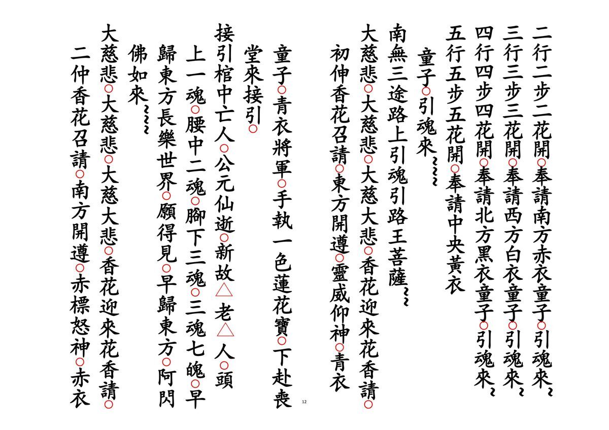 释家书籍《佛门开五方绕棺科》(图8)