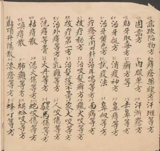 中医方书古籍《秘传经验良方诸病》(图2)