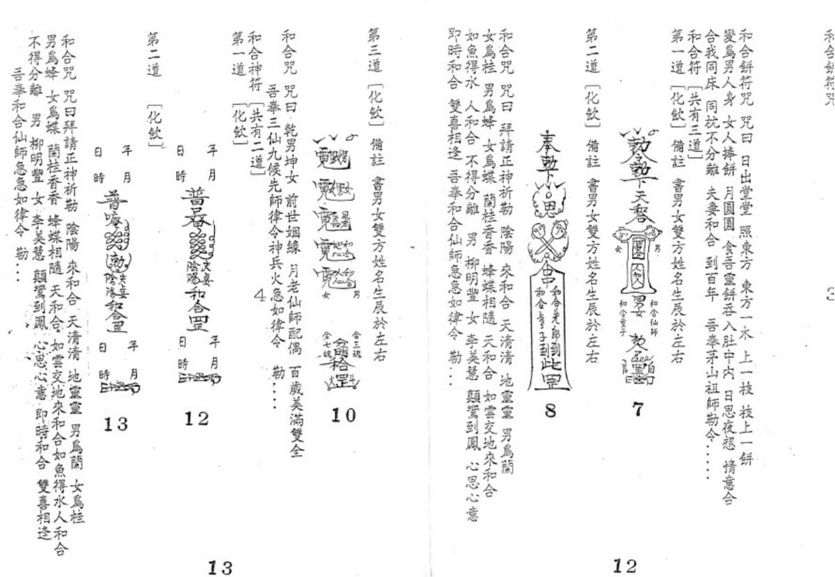 道家符咒书籍《​茅山符咒综合》(图4)