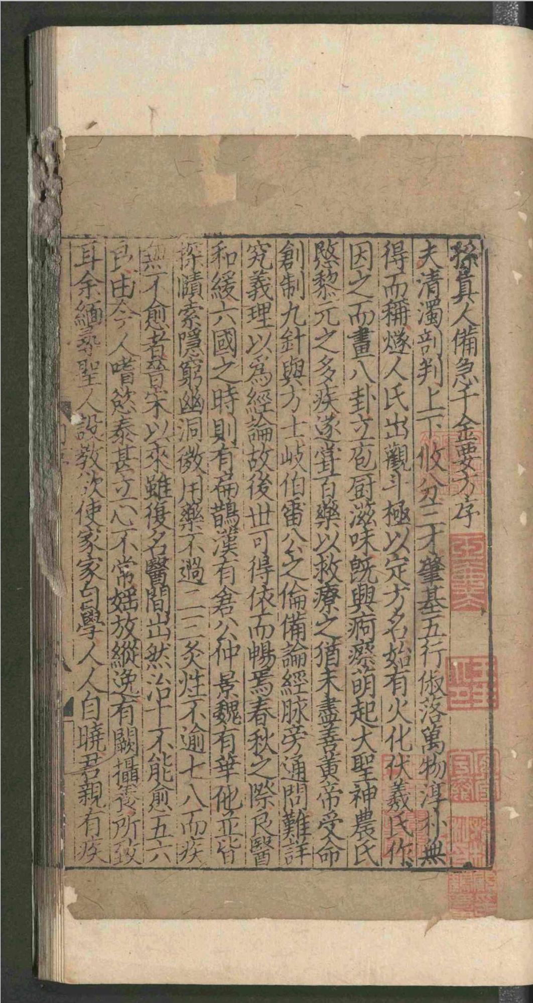 中医方书古籍《重刊孙真人备急千金要方》(图1)