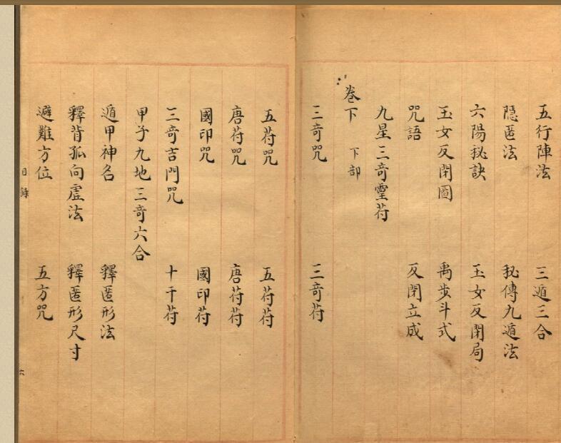 奇门遁甲符应经六卷本(图4)