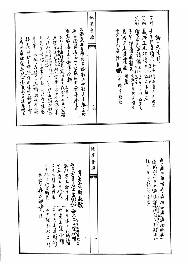 风水古籍《地星会源斗数刚要合刊》(图6)