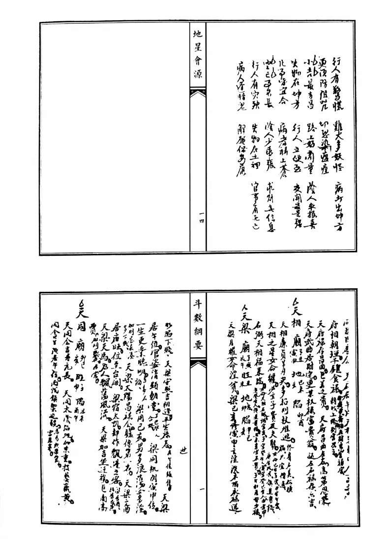 风水古籍《地星会源斗数刚要合刊》(图8)