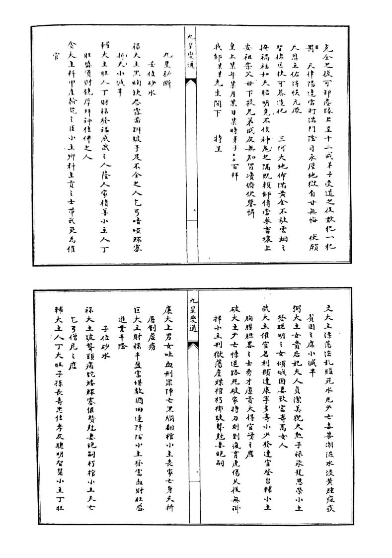 风水古籍《九星变通》(图4)