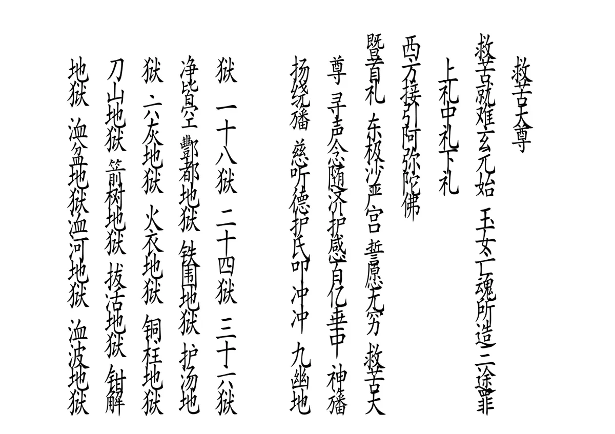 释家科仪书籍《绕棺伴灵科》李锦富(图5)