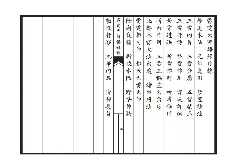 道家科仪书籍《新刊雷霆火师语录辑》(图3)