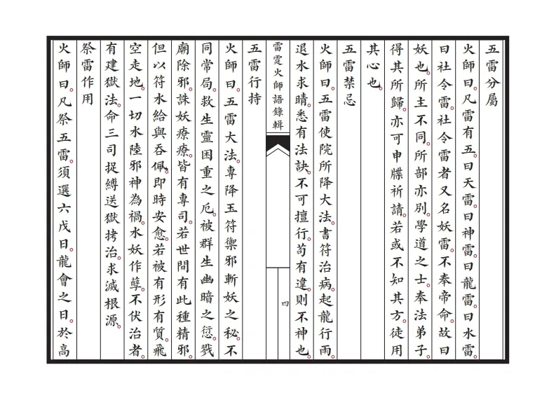 道家科仪书籍《新刊雷霆火师语录辑》(图5)