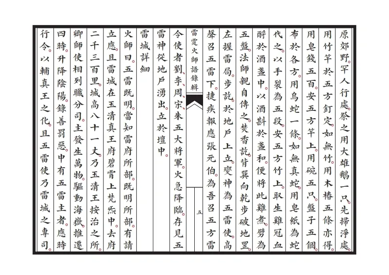 道家科仪书籍《新刊雷霆火师语录辑》(图6)