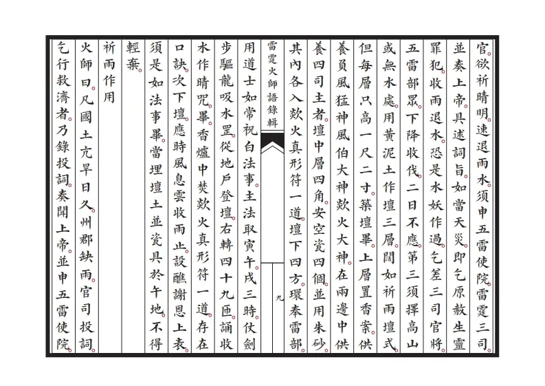 道家科仪书籍《新刊雷霆火师语录辑》(图10)