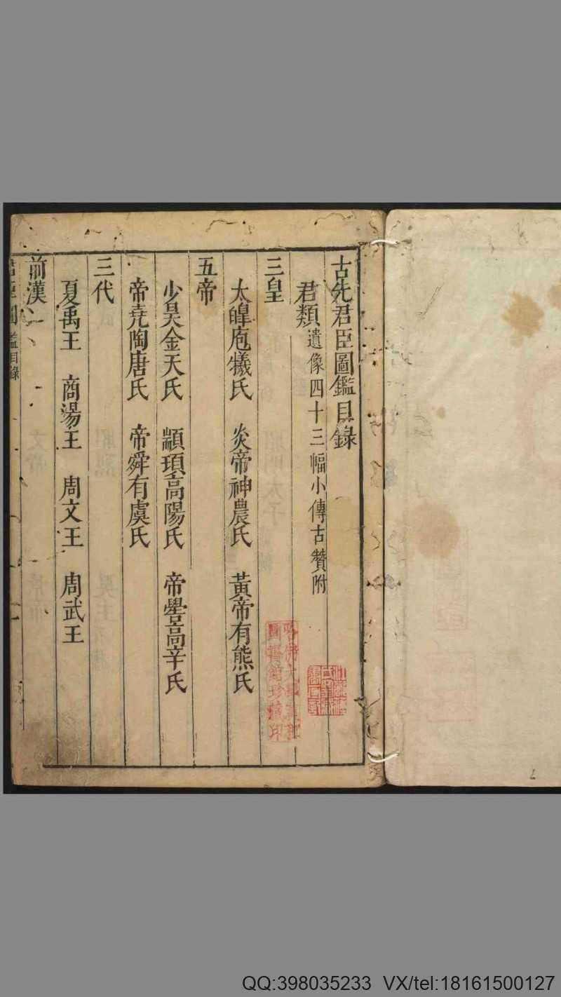 帝鉴图说.4册.张居正等编.明万历元年纯忠堂刊本(图2)